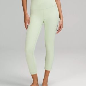 Lululemon Wonder Under Legging 25" Creamy Mint NWT Size 4